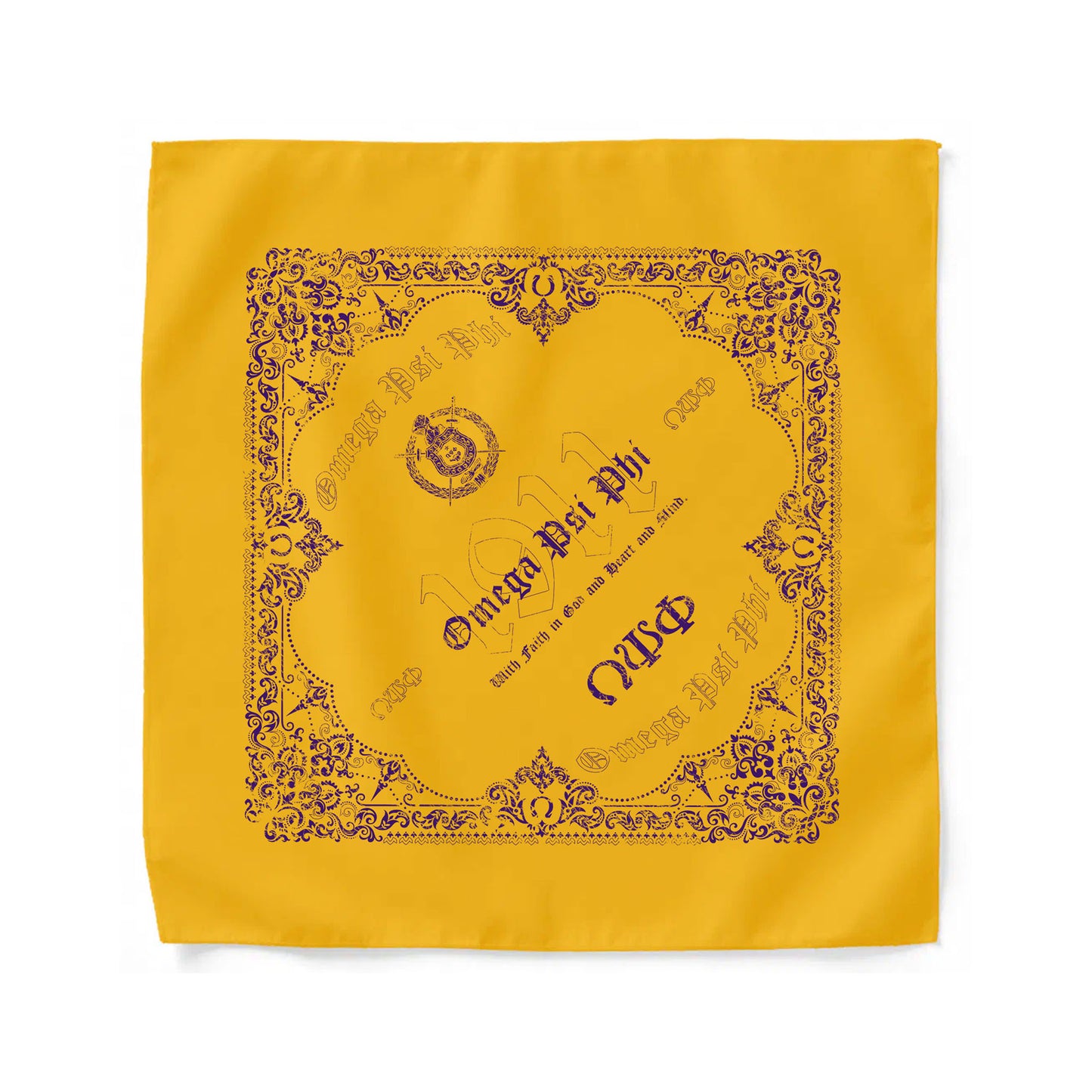 Omega Psi Phi 1911 Paisley Bandana