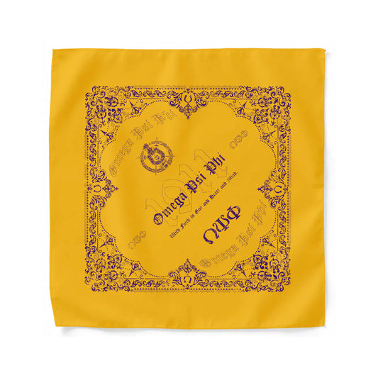 Omega Psi Phi 1911 Paisley Bandana