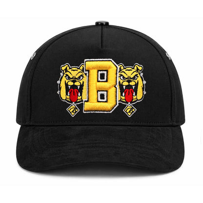 Big B Double Bulldog Suede Brim Snapback Hat