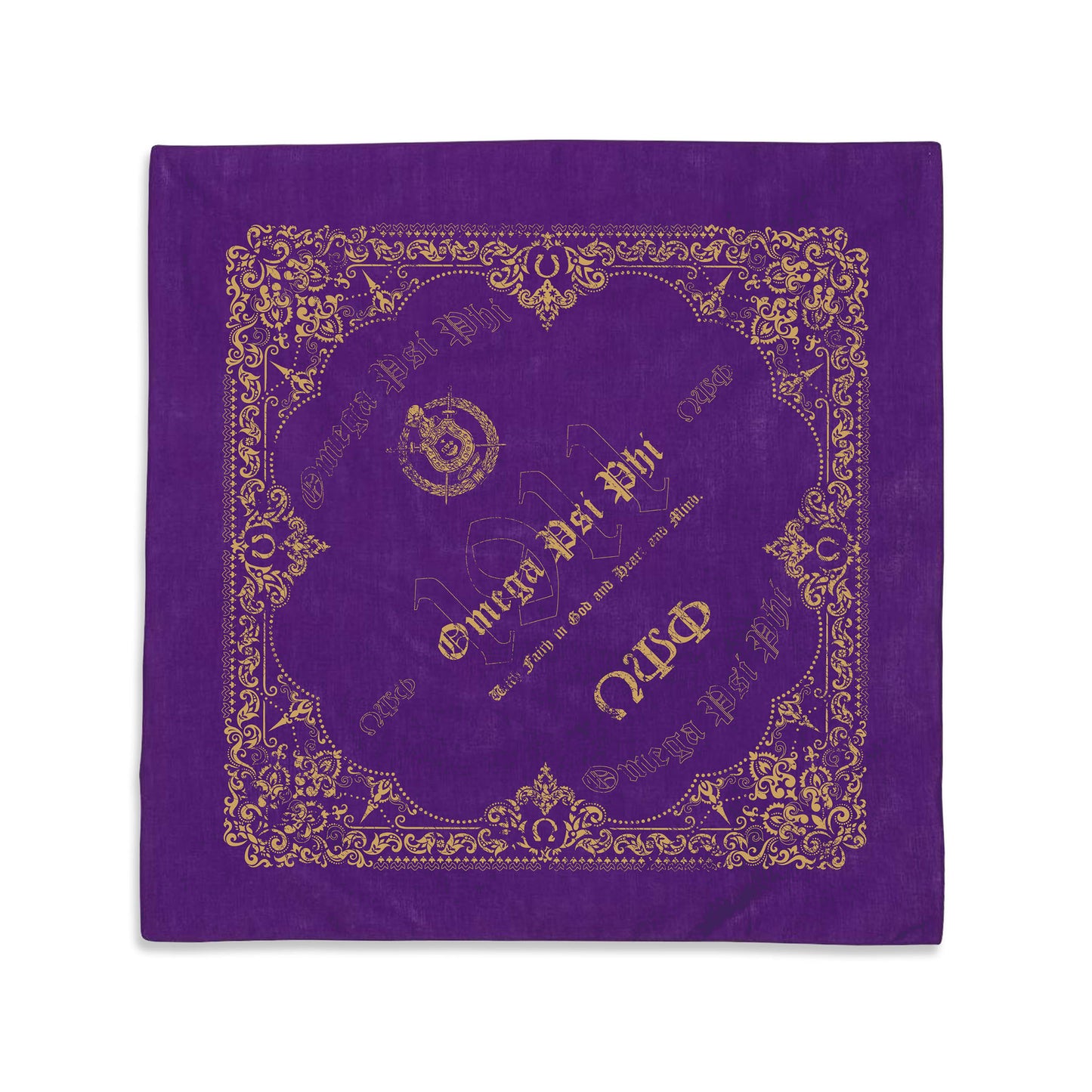Omega Psi Phi 1911 Paisley Bandana