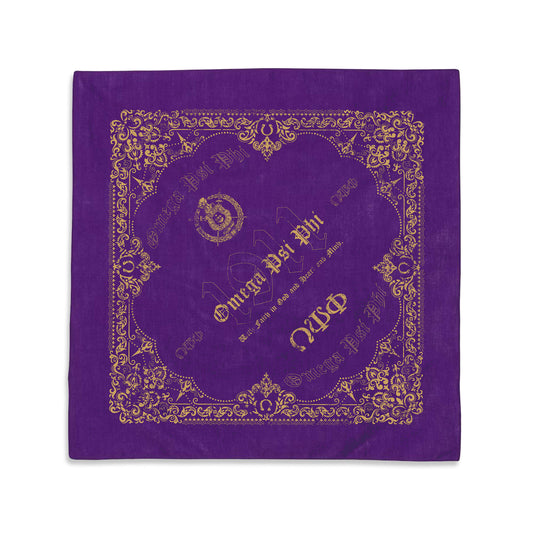 Omega Psi Phi 1911 Paisley Bandana
