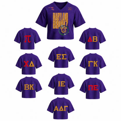 Maryland Bruhz Cropped Football Jersey