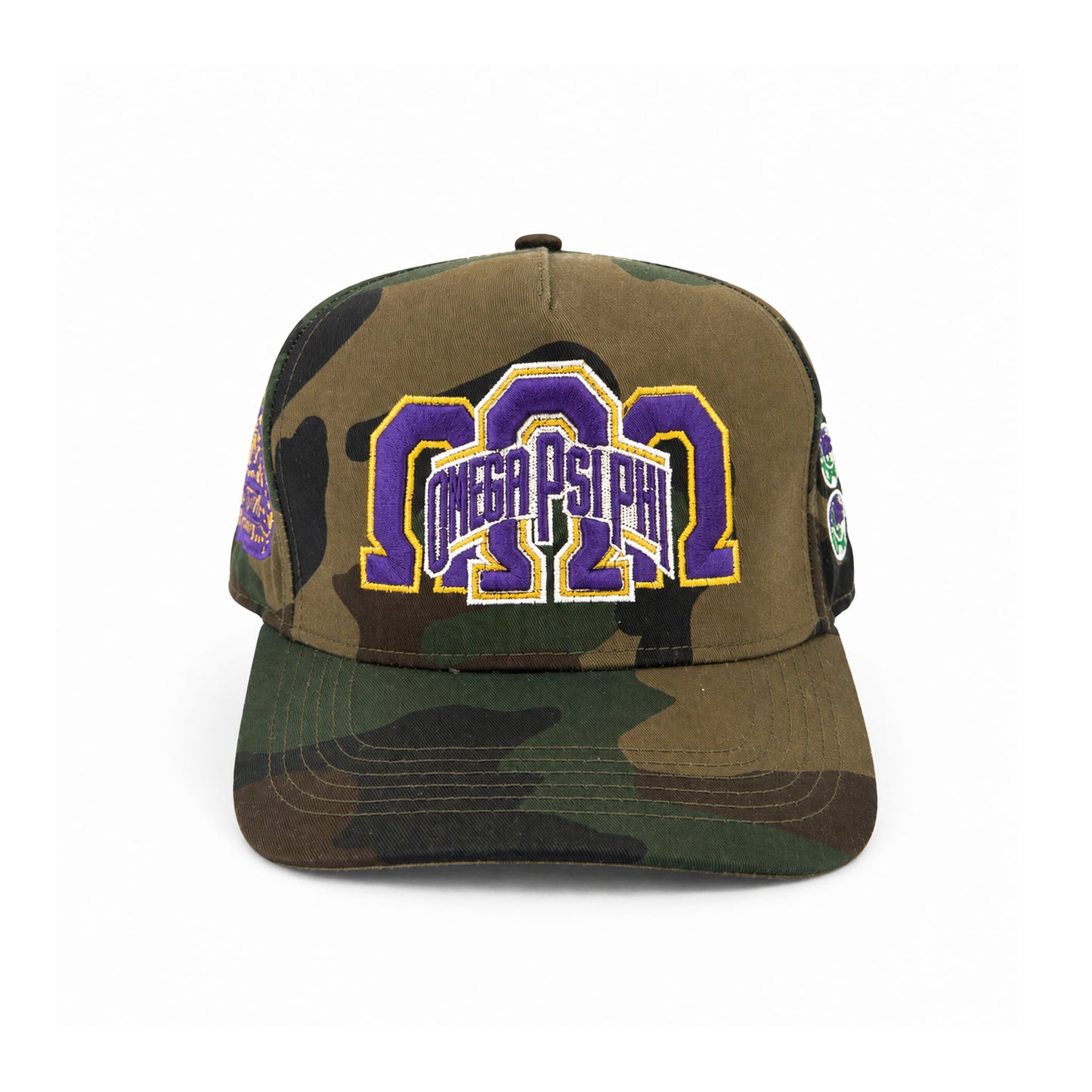 Triple Ω Snapback Hat (Camo)