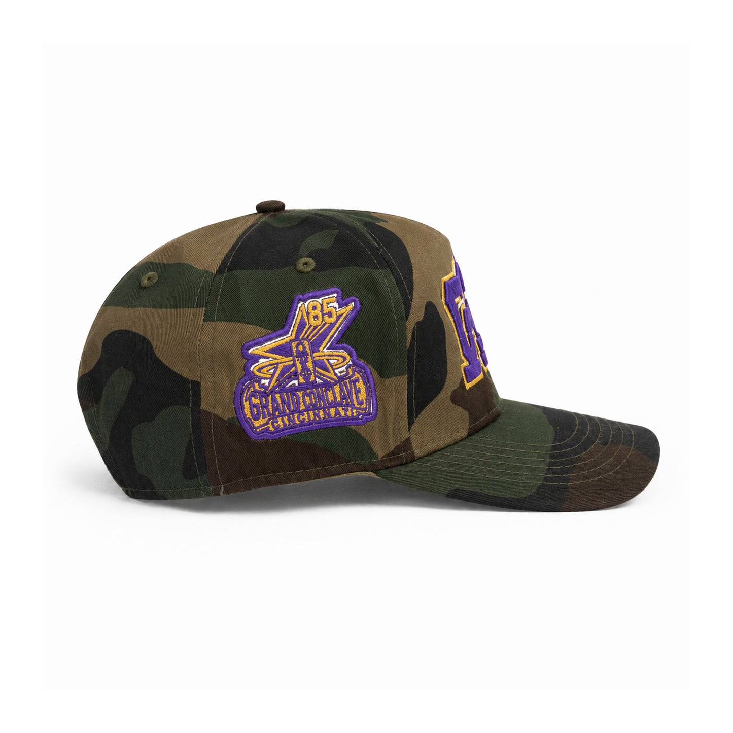 Triple Ω Snapback Hat (Camo)