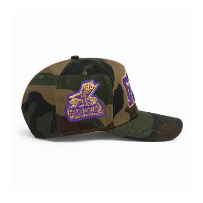 Triple Ω Snapback Hat (Camo)